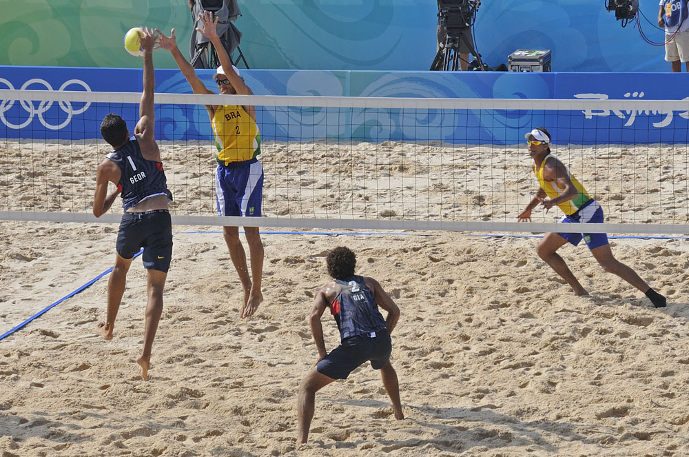 Men's beach volleyball, bronze medal match