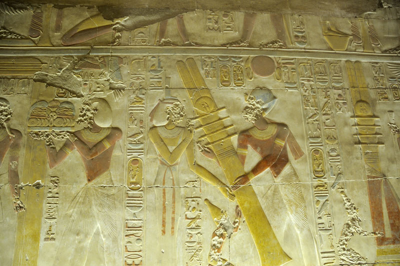 Abydos, note destruction of the faces