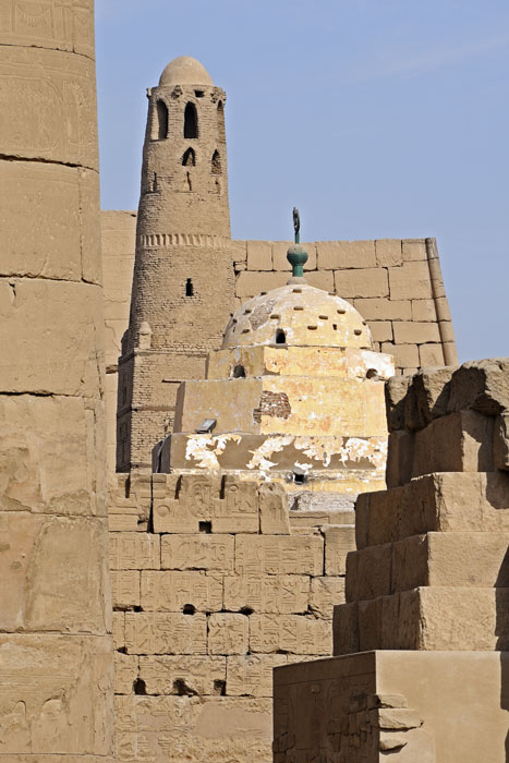 Mosque inside Luxor Temple
