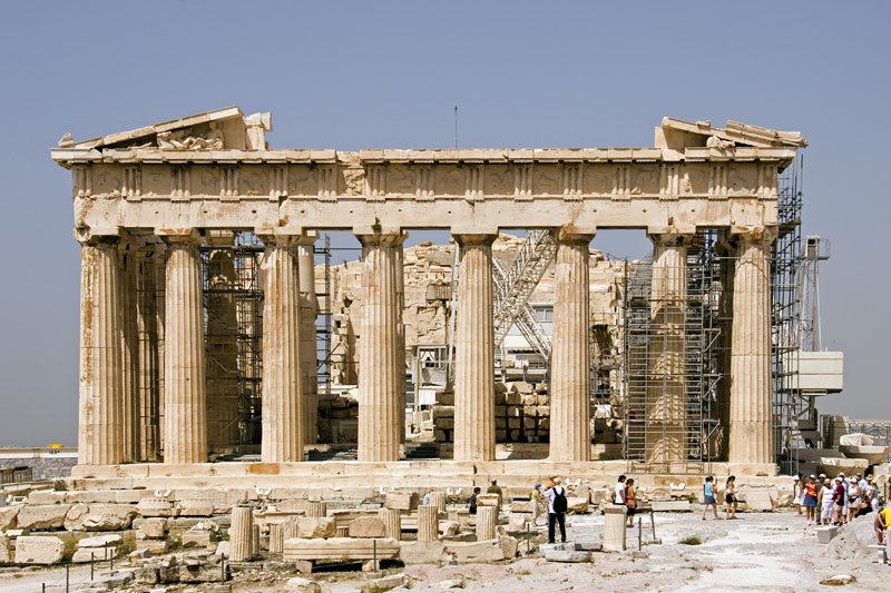 East side of Parthenon