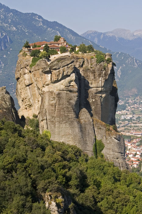 Holy Trinity Monastery, Meteora, featured in Bond film For Your Eyes Only