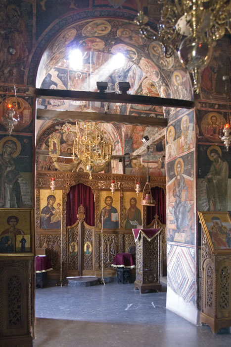 Chapel in a monastery at Meteora