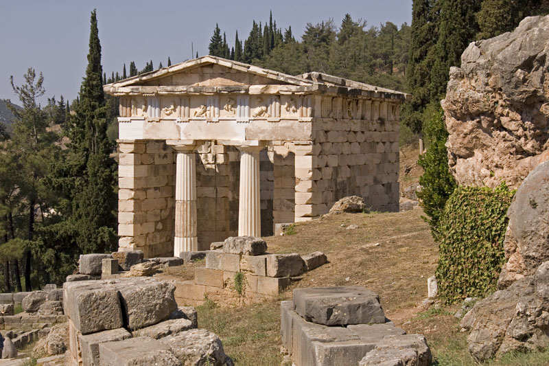 The Treasury of Athens at Delphi