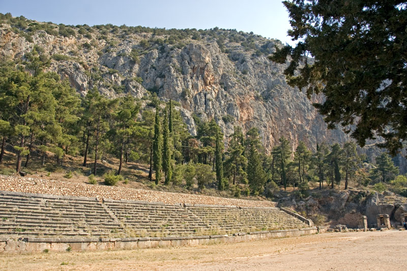 The stadium at Delphi