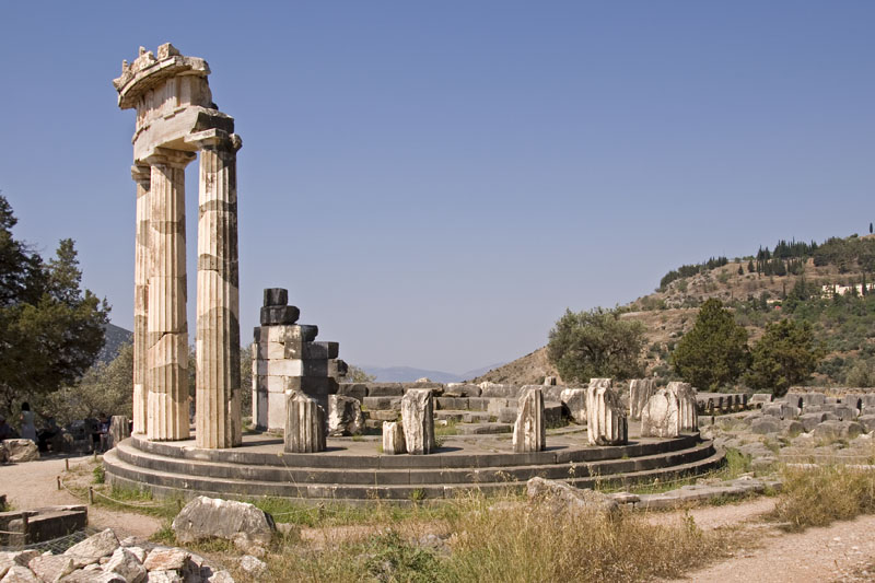 The Tholos Temple, Sanctuary of Athena Pronaia, Delphi