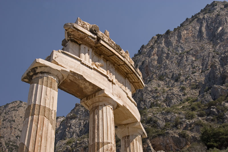The Tholos Temple, Sanctuary of Athena Pronaia, Delphi