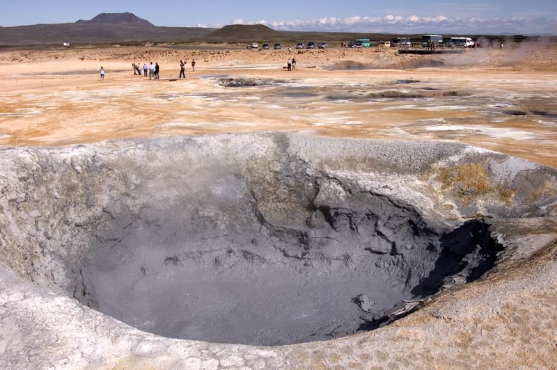 Hverarönd, sulphur mud pots and other geothermal activity