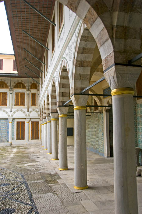 Topkapi Palace, courtyard inside the Harem