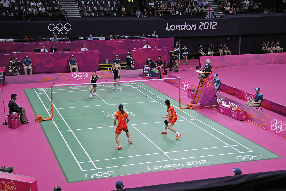 Women's Doubles Badminton Gold Medal Match