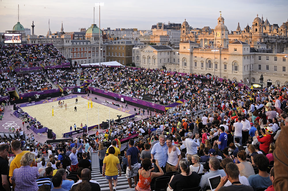 Horse Guards Parade, Venue for Beach Volleyball
