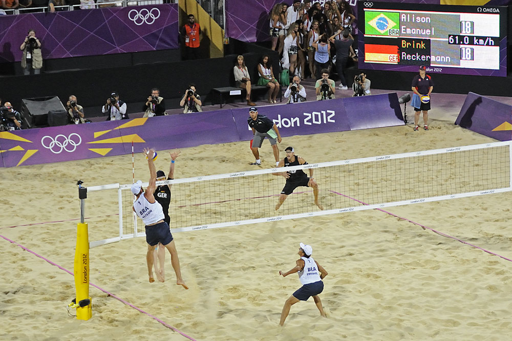 Men's Gold Medal Beach Volleyball Match