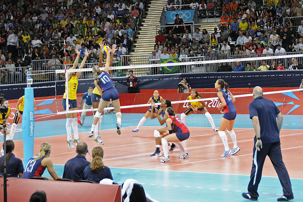 Brazil beats USA for Women's Volleyball Gold Medal