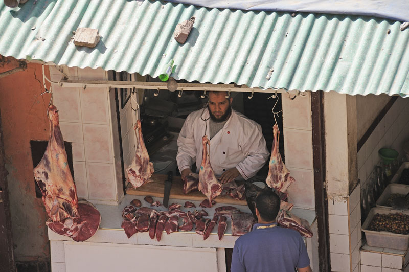 Butcher in Marrakech