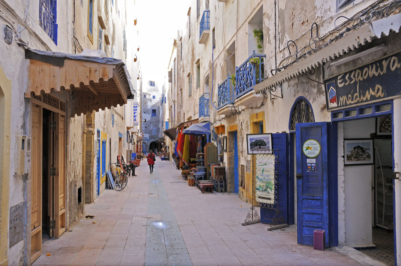 Street in Essaouira medina