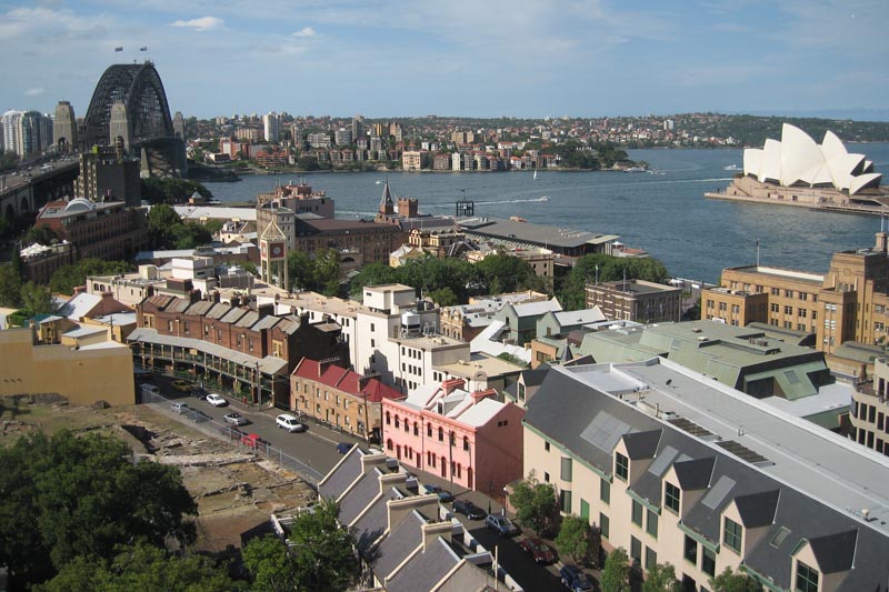 The Rocks, Sydney, from Shangri-la Hotel