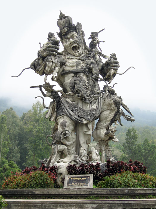 Statue at Bedugul Botanical Gardens
