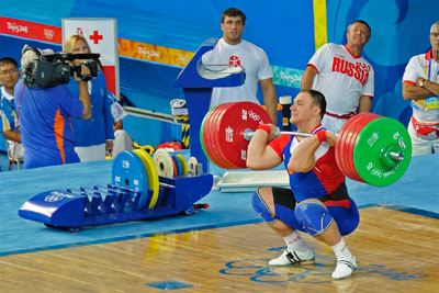 Evgeny Chigishev, Russia, Silver Medalist Superheavyweight Weightlifting