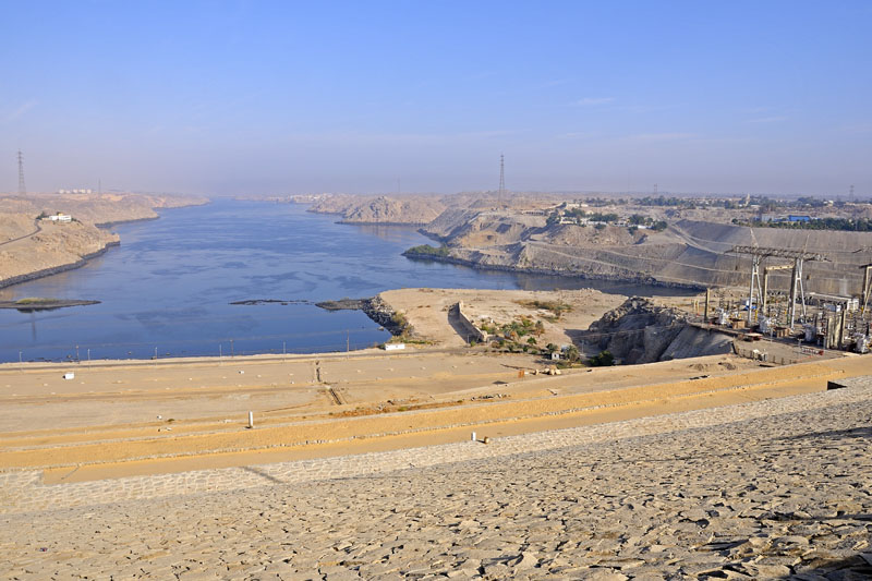 Lake below High Dam near Aswan