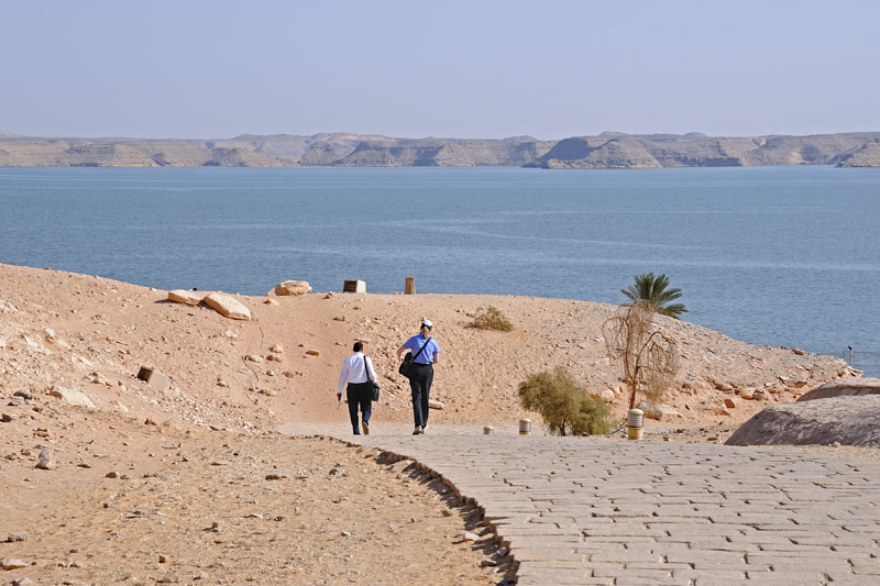 Lake Nasser at Abu Simbel