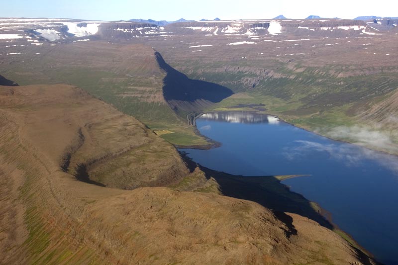 West Fjord area, from airplane