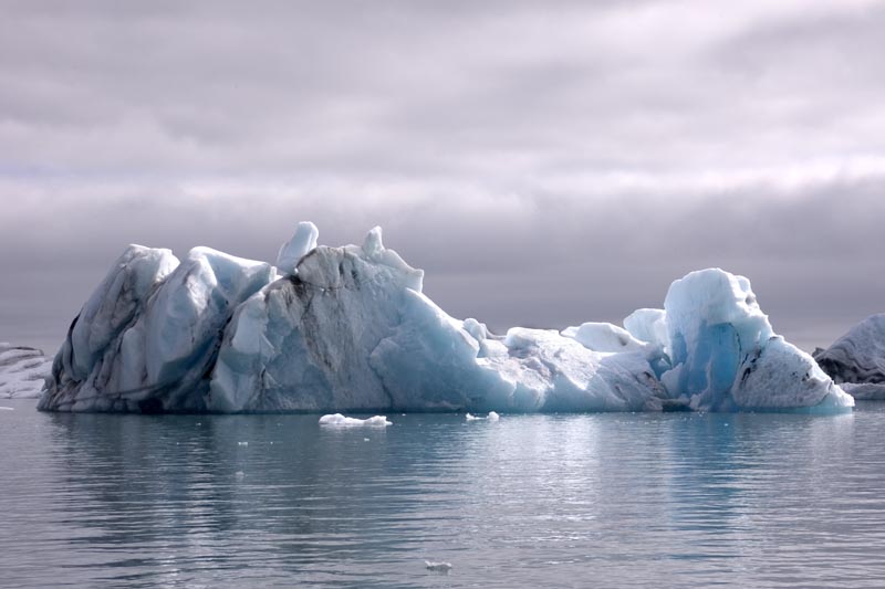 Iceberg in Jökulsárlón glacial lagoon