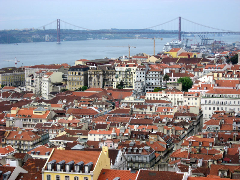 City view and Vasco da Gama Bridge