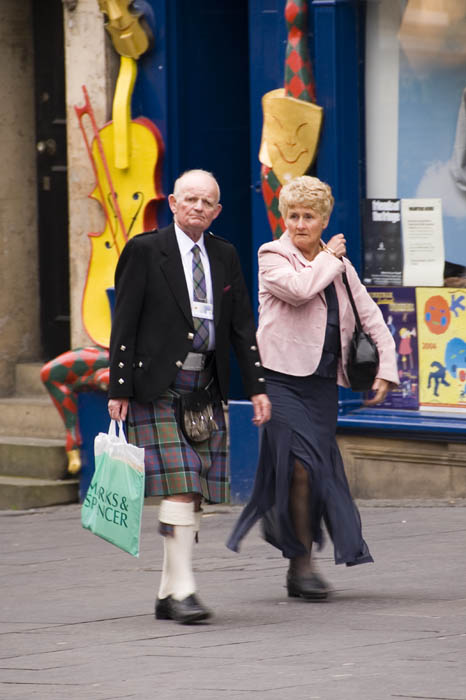 Pedestrians in Edinburgh