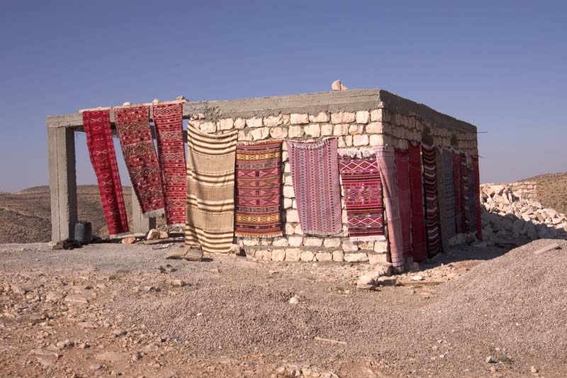 Tunisia 2005 - Rug store in the desert