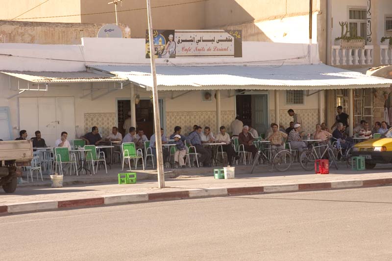 Tunisia 2005 - Typical Tunisian Cafe